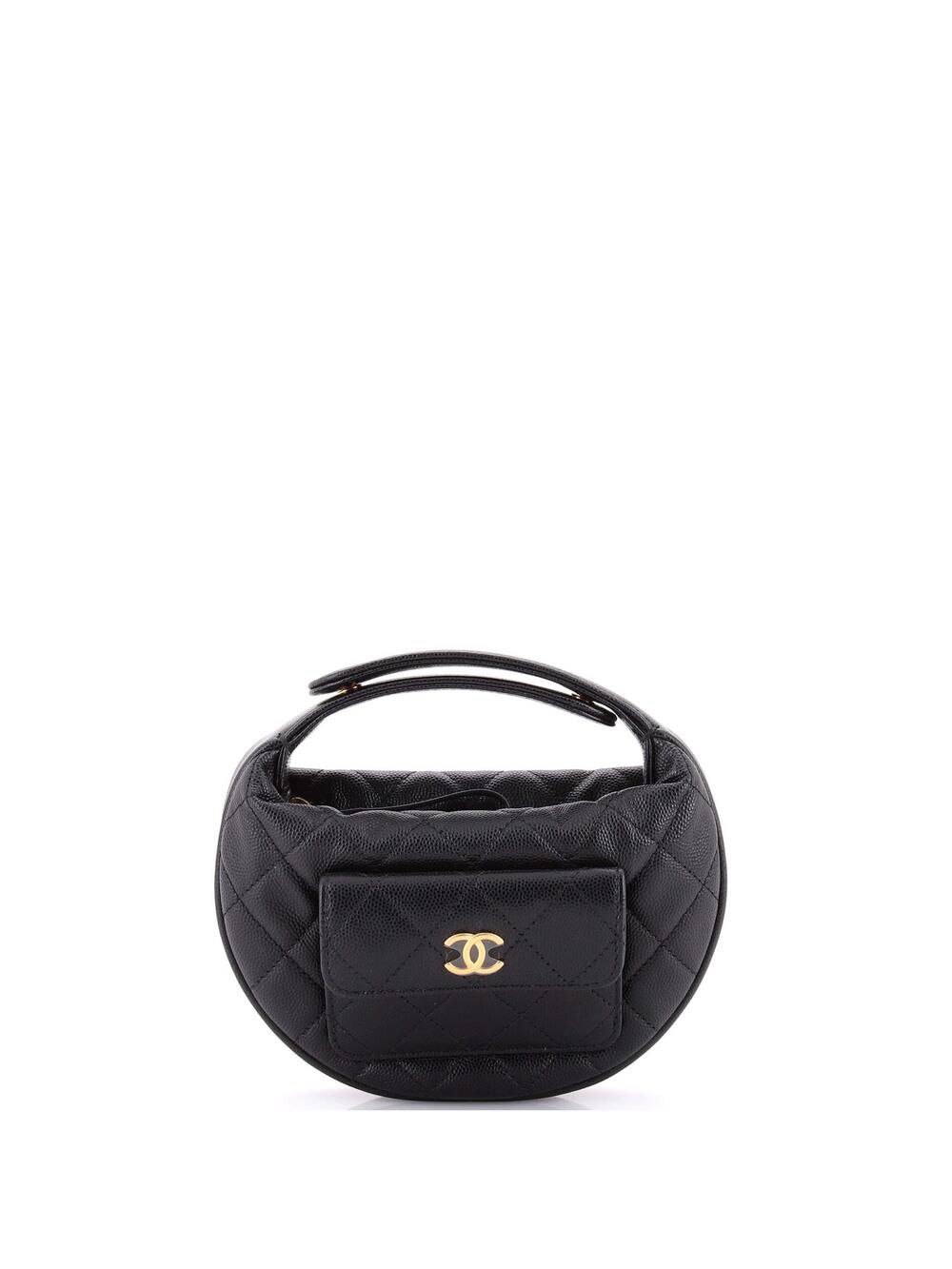 Chanel Polly Pocket Pouch Hobo Quilted #296840C40B